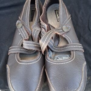 Women's Brown Mary Jane 10